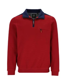 Hajo Sweatshirt Troyer-Sweatshirt