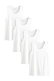 Unterhemd Unterhemden, 4er-Pack (4-St)