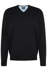 bugatti Pullover Schwarz