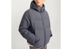 Jack & Jones Steppjacke JORVesterbro Puffer Jacket Grau/Dunkelgrau/Hellgrau