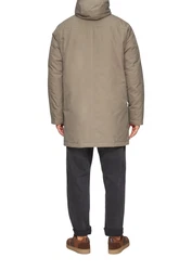 s.Oliver Allwetterjacke Parka mit Kapuze Tape khaki