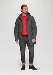 s.Oliver Allwetterjacke Parka mit Kapuze Tape 