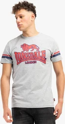 Lonsdale T-Shirt Methley Schwarz/Beige/Weiß