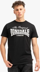 Lonsdale T-Shirt Colsbrooke Herren Schwarz/Beige/Weiß