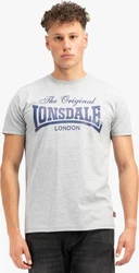Lonsdale T-Shirt Colsbrooke Herren Schwarz/Beige/Weiß