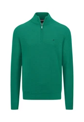Fynch-Hatton Strickpullover mit Troyer-Kragen 