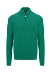 Fynch-Hatton Strickpullover mit Troyer-Kragen 