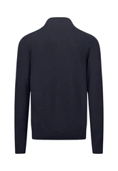 FYNCH-HATTON Strickjacke Casual Fit Dunkelblau/Hellblau/Blau
