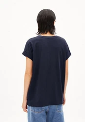 Armedangels T-Shirt Idaara Regular Fit Dunkelblau/Schwarz