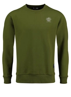 Key Largo Sweatshirt MSW KLFADED MEMORIES Dunkelgrün/Grün
