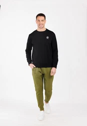 Key Largo Sweatshirt MSW KLFADED MEMORIES Dunkelgrau/Schwarz/Grau/Braun