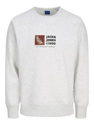 Jack & Jones Sweatshirt JORPORTLAND Grau/Hellgrau