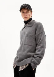 Armedangels Pullover Floryaan Hellgrau/Dunkelgrau/Grau