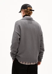 Armedangels Pullover Floryaan Hellgrau/Dunkelgrau/Grau