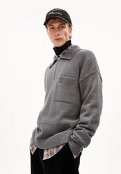 Armedangels Pullover Floryaan Hellgrau/Dunkelgrau/Grau