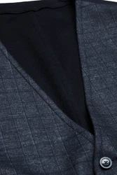 Digel Anzugweste Erik-ST Hellblau/Dunkelblau/Grau