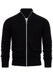 Kronstadt Sweatjacke KSCarlo Zip Schwarz