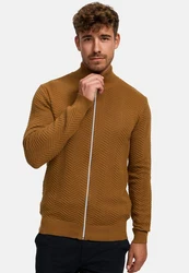 Kronstadt Sweatjacke KSCarlo Zip Braun