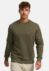 Kronstadt Strickpullover KSLars Dunkelgrün/Khaki