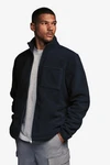Next Kapuzenfleecejacke Fleece-Reißverschlussjacke Dunkelblau/Schwarz