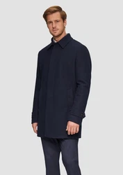 s.Oliver BLACK LABEL Langmantel Wattierter Mantel Schwarz