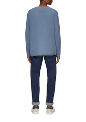 QS Strickpullover Blau/Grau/Hellblau