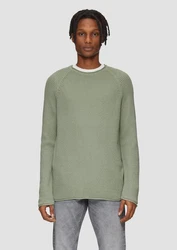 QS Strickpullover Grün/Hellgrün/Dunkelgrün