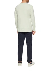 s.Oliver Langarmshirt Hellgrün/Grün/Khaki