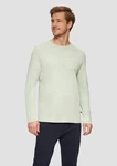 s.Oliver Langarmshirt Hellgrün/Grün/Khaki