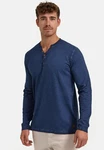 Indicode Langarmshirt INKilsone Dunkelblau/Blau/Hellblau