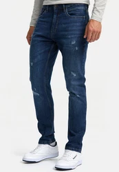 Indicode Regular-fit Jeans INSmalinos Dunkelblau/Blau/Lila