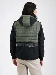 CAMP DAVID Jacke Dunkelgrün/Grau