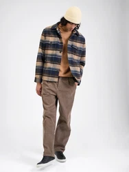 SELECTED HOMME Jacke SLHArchive (1-St) Hellblau/Blau/Gelb/Beige/Creme/Braun