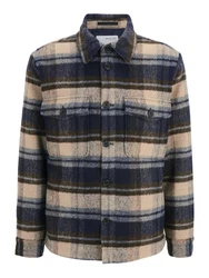 SELECTED HOMME Jacke SLHArchive (1-St) Hellblau/Blau/Gelb/Beige/Creme/Braun