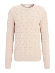SELECTED HOMME Pullover Beige/Khaki/Rosa