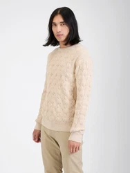 SELECTED HOMME Pullover Beige/Khaki/Rosa
