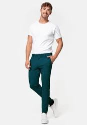 Indicode Herren Rodekro Chinohose Super Stretch mit 4 Taschen 