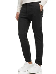 Indicode Herren Rodekro Chinohose Super Stretch mit 4 Taschen Dunkelgrau/Grau/Khaki/Hellgrau