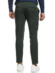 Indicode Herren Rodekro Chinohose Super Stretch mit 4 Taschen Dunkelgrün/Grün/Khaki