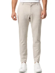 Indicode Herren Rodekro Chinohose Super Stretch mit 4 Taschen Khaki/Beige/Grau/Braun/Hellgrau