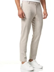 Indicode Herren Rodekro Chinohose Super Stretch mit 4 Taschen Khaki/Beige/Grau/Braun/Hellgrau