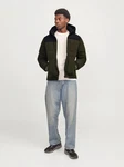 Jack & Jones Winterjacke JJEOtto (1-St) Dunkelgrün/Grün