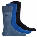 BOSS Kurzsocken Herren Socken 3P RS Uni Colors CC Dunkelblau/Blau