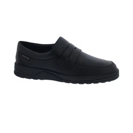 Rayan Slipper, Vollnarben Glattleder, schwarz, AIR JET - Wec Slipper
