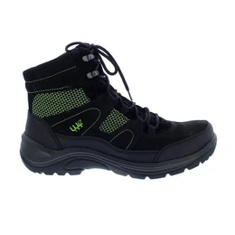 Waldlufer Waldlufer Hayo Bootie, Waldlufer-Tex, Gummi / Nubukleder, schwarz/fi Schnrstiefel