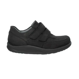 Waldlufer Waldlufer DYNAMIC HELGO Halbschuh, Klett, Crazy-Horse Leder, schwarz Klettschuh