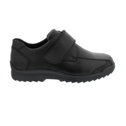 Waldlufer Waldlufer Kai Halbschuh, Palmer (Glattleder) / Stretch, schwarz, Extr Klettschuh