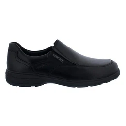 Davy Slipper, Vollnarben Glattleder 2100, Schwarz, AIR JET - Slipper