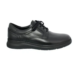 Almeric Halbschuh, Vollnarben Glattleder 6100, Schwarz, Wechs Schnrschuh