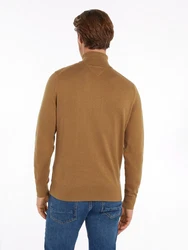 Tommy Hilfiger Rollkragenpullover PIMA ORG CTN CASHMERE ROLL NECK beige